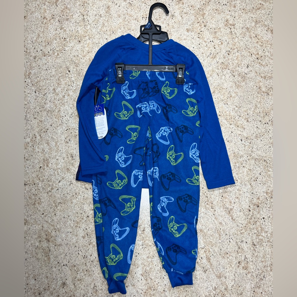 NWT Wonder Nation Boys Pajama Set - Glow In the Dark Gamer - Size XS (4/… - Picture 2 of 10